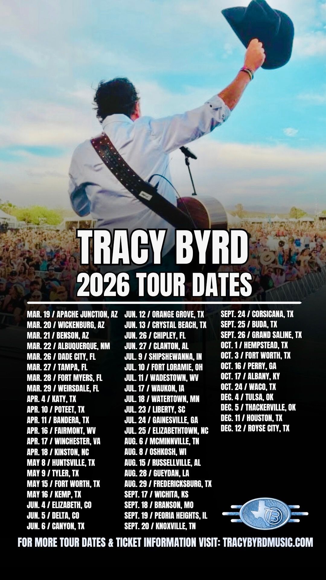 Tracy Byrd Tour Poster 2026